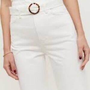 Reformation White Jeans